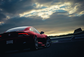 fisker, karma, , , car, sunset, 