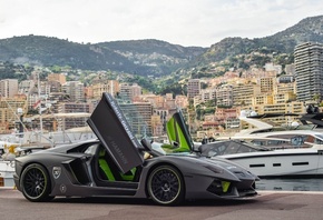 lp700-4, ����������, lamborghini, aventador, tuning, grey