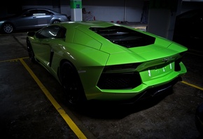 lamborghini, aventador, lp700-4, green, , , ,  ...