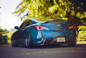 tuning, stance, hyundai genesis coupe, 