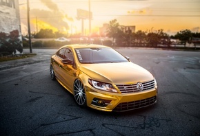 volkswagen, passat, cc, tuning, gold, , , 