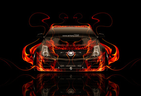 Tony Kokhan, Cadillac, Fire, Car, CTS-V, Hennessey, Tuning, Front, Orange, Black, Abstract, el Tony Cars, Wallpapers,  , , , , , , , ,  , , , 2014