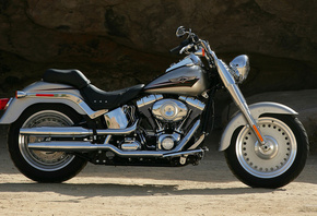 Harley-Davidson, Softail, FLSTF Softail Fat Boy, FLSTF Softail Fat Boy 2007, , , moto, motorcycle, motorbike