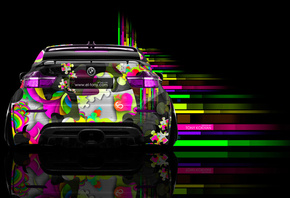 Tony Kokhan, BMW, X6, Back, Aerography, Multicolors, HD Wallpapers, eQ, Bright, Black, Tuning, el Tony Cars, Design, Art, HD Wallpapers, Style,  , , , 6,  ,  , , , , , , ,