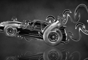 Tony Kokhan, Toyota, Supra, JDM, Turbo, Garrett, Plastic, Silver, Gray, Art, Style, el Tony Cars, Photoshop, Design, Black, White,  , , , , , , , , , , , -, , , 2014