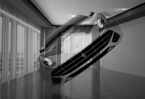 Tony Kokhan, Ferrari, F12, Berlinetta, Fantasy, Crystal, Home, Fly, Car, Si ...