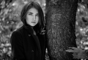 Nataly, Autumn portrait, natural light, , , 