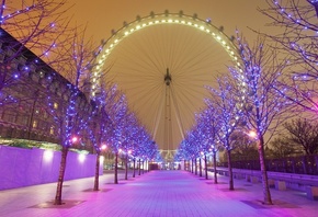 london, londres, wheel, river, england