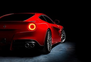 Ferrari, F12, Berlinetta, red, rear, Kahn Design, , 