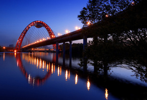 city, building, ocean, water, street, bridge