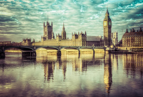 londres, england, thames, river, city