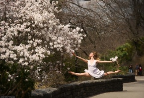 весна, балерина, танец
