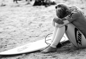 surfboard, beach, disorder, girl, excitement