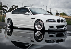 BMW, M3, E46, white, ���, �����, ���������