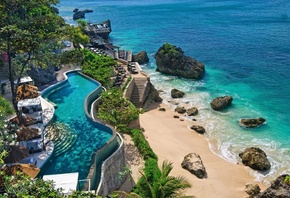 spa, bali, beach, ocean