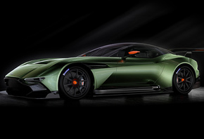 2015, Aston Martin, Vulcan, астон мартин, вулкан, зеленый