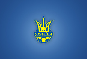 спорт, Футбольная федерация Украины, Украина, синий, желтый, футбол, герб, Україна
