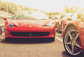 Ferrari, Феррари, суперкары, макро фото