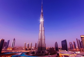 burj khalifa, dubai, emirates, building