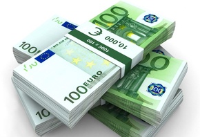 деньги, евро, банкноты, банкнота, купюра, валюта, пачка денег, макро, euro, ...