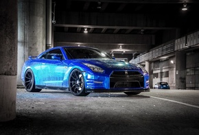 nissan, gt-r, r35, blue, , -, ,  , 