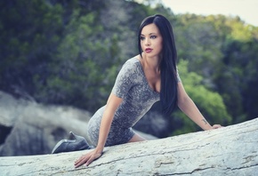 Woman, Beautiful, Big, Rocks, Park, Boulder, Brandi, Digital, Fashion, Female, Girl, Glen, Rose, Gorgeous, Model, North America, Portrait, Pose, Pretty, Sky