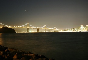 Сан-Франциско, вид на ночной мост