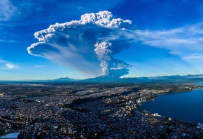 Calbuco Volcan, Chile, landscape