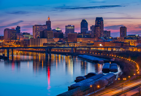 Wisconsin, Mississippi River, city