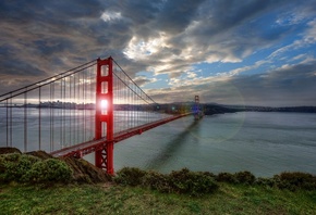 Frisco, Golden Gate, bridge, landscape, ,  , , 