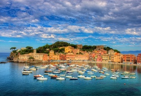 Sestri Levante, Bay of Silence, Genoa, Liguria, Italy