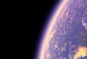 Art, space, planet, atmosphere, render, Star