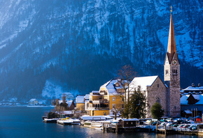 Hallstatt, Austria, Lake Hallstatt, Alps