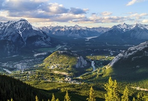 Landscapes, Alberta, Mountains, Nature