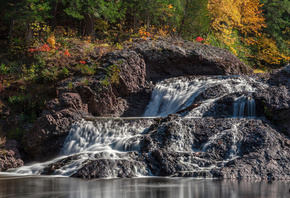 Great Conglomerate Falls, Michigan, , 