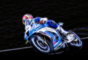 Motorcycle, Yamaha, Yamaha blue, 