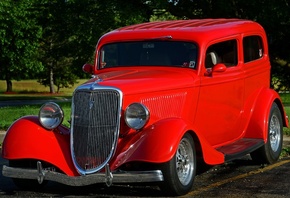 , custom classic car, ford, hotrod