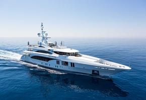 , luxury motor yacht, Ocean Paradise