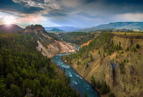 Grand Canyon Of The Yellowstone, , 