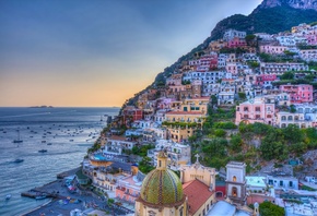 Positano, Campania, Italy, Amalfi Coast, Gulf of Salerno, ,  ...