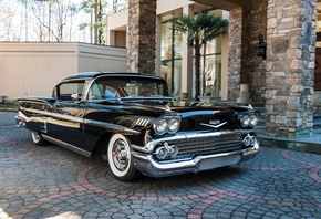 1958, Chevrolet, Bel Air Impala, , 