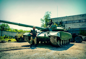 Танк, Т-64Б1М, Броня, Защита, Солдаты, Украина, Воины, Патриоты