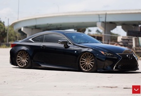 Lexus, RC, VFS2, Bronze, Vossen, Wheels