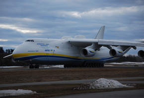 an 225, ан-225, mriya, dream, мрия, самолёт, большой, грузовой, украина (252), вес 590 тонн, грузоподъемность 254 тонны, скорость 762 км, синий, желтый, антонов, antonov, bangor