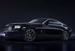 Black, RollsRoyce, Wraith, 2016, Geneva, Badge