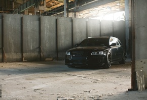 , , audi, rs6, black, vossen