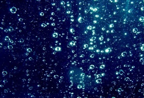 аква, пузыри, макро, океан