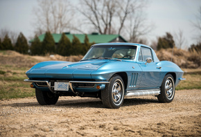 обои Chevrolet, Ретро, Металлик, 1966, Corvette, Sting Ray, 327 Chevrolet, Ретро, Металлик, 1966, Corvette, Sting Ray, 327
