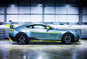 Aston Martin, Сбоку, 2016, Vantage, GT8