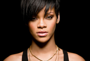 Rihanna, Рианна, певица, взгляд, глаза